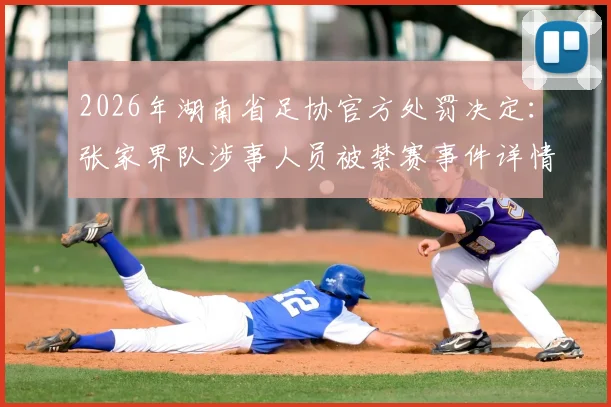 2026年湖南省足协官方处罚决定：张家界队涉事人员被禁赛事件详情与后续处理分析